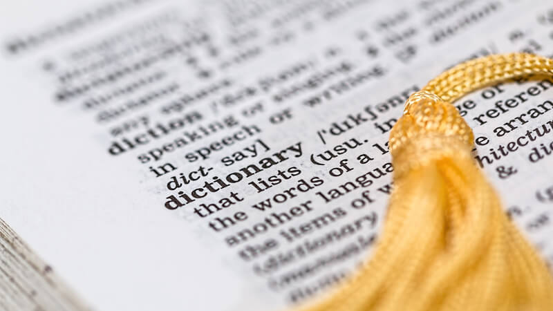 辞書による野菜と果物の定義イメージ