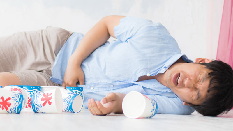 お腹が痛くなるイメージ