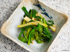 アサツキの酢味噌和え