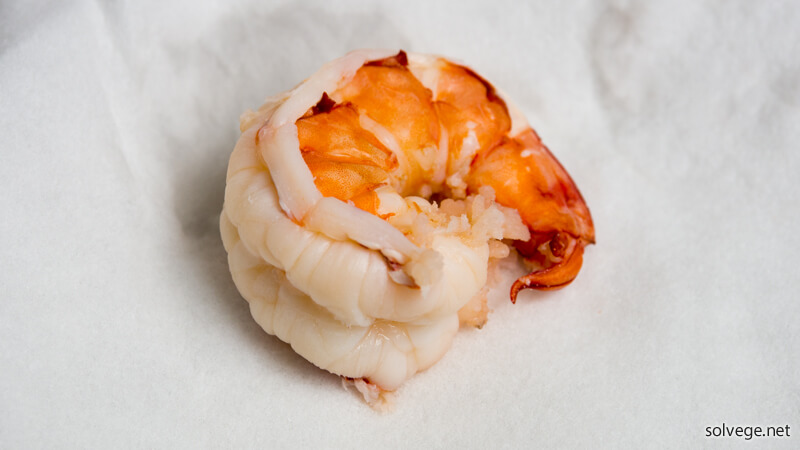 ブラックタイガーの水気を切ったイメージ