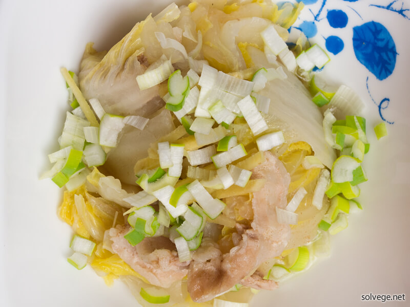 ハクサイと豚バラの重ね鍋イメージ