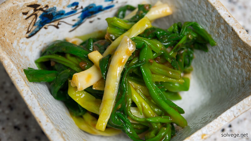 アサツキの酢味噌和え完成イメージ